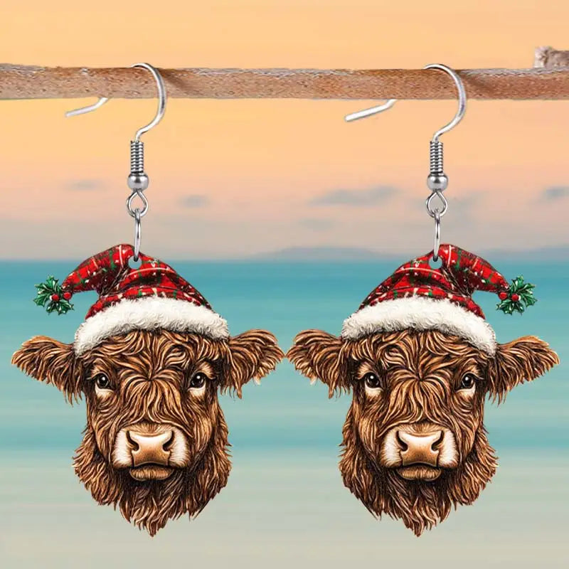 Highland Cow Earrings