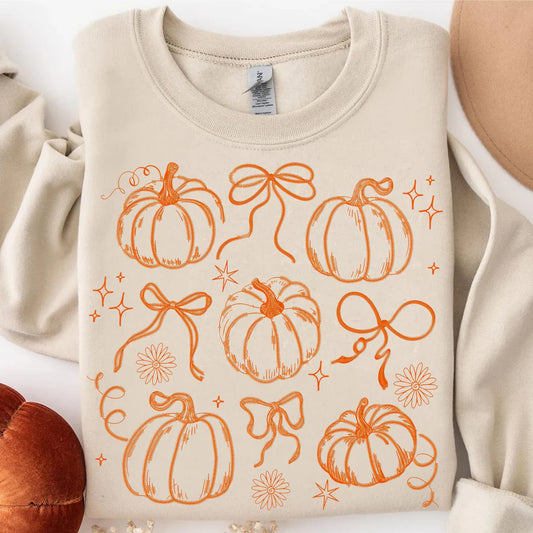 Bow pumpkin coquette Graphic Tee