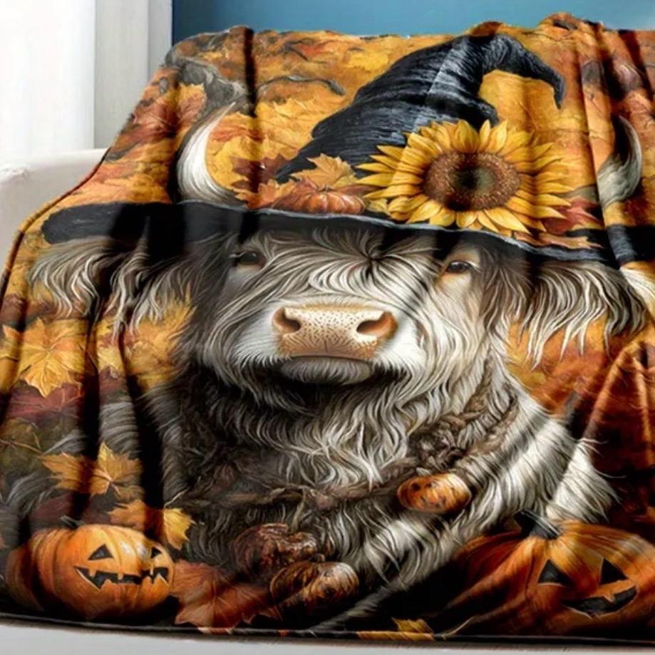 Fall Witch hat Cow