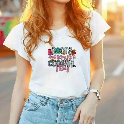 Boots n Bling Graphic Tee