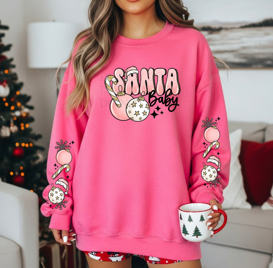 Santa baby w/double sleeve