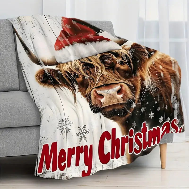 Merry Christmas Highland Cow