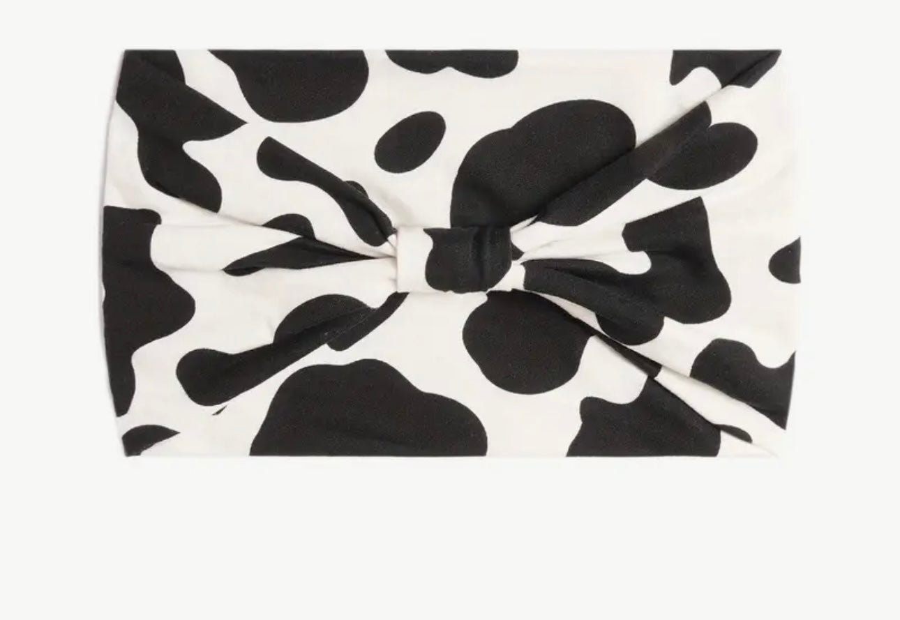 Cow Print Headbands