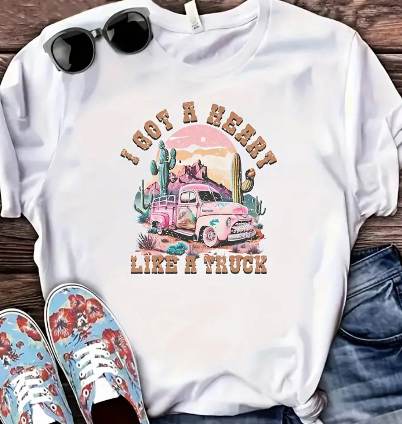 Pink Ford Graphic Tee