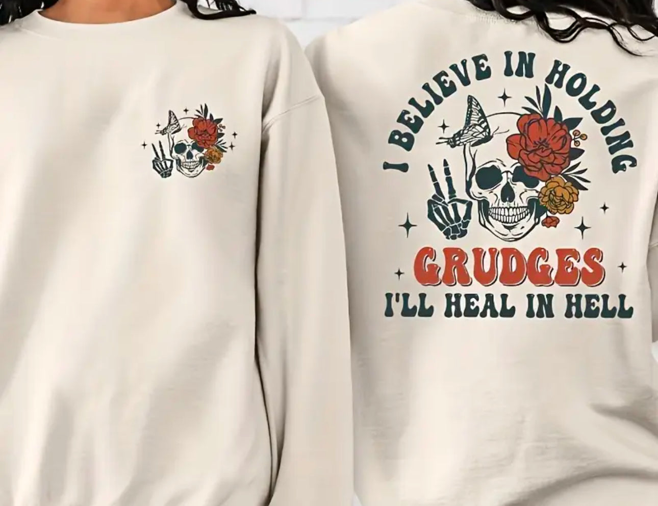 I Believe in holding Grudges w/ Pocket Graphic Tee