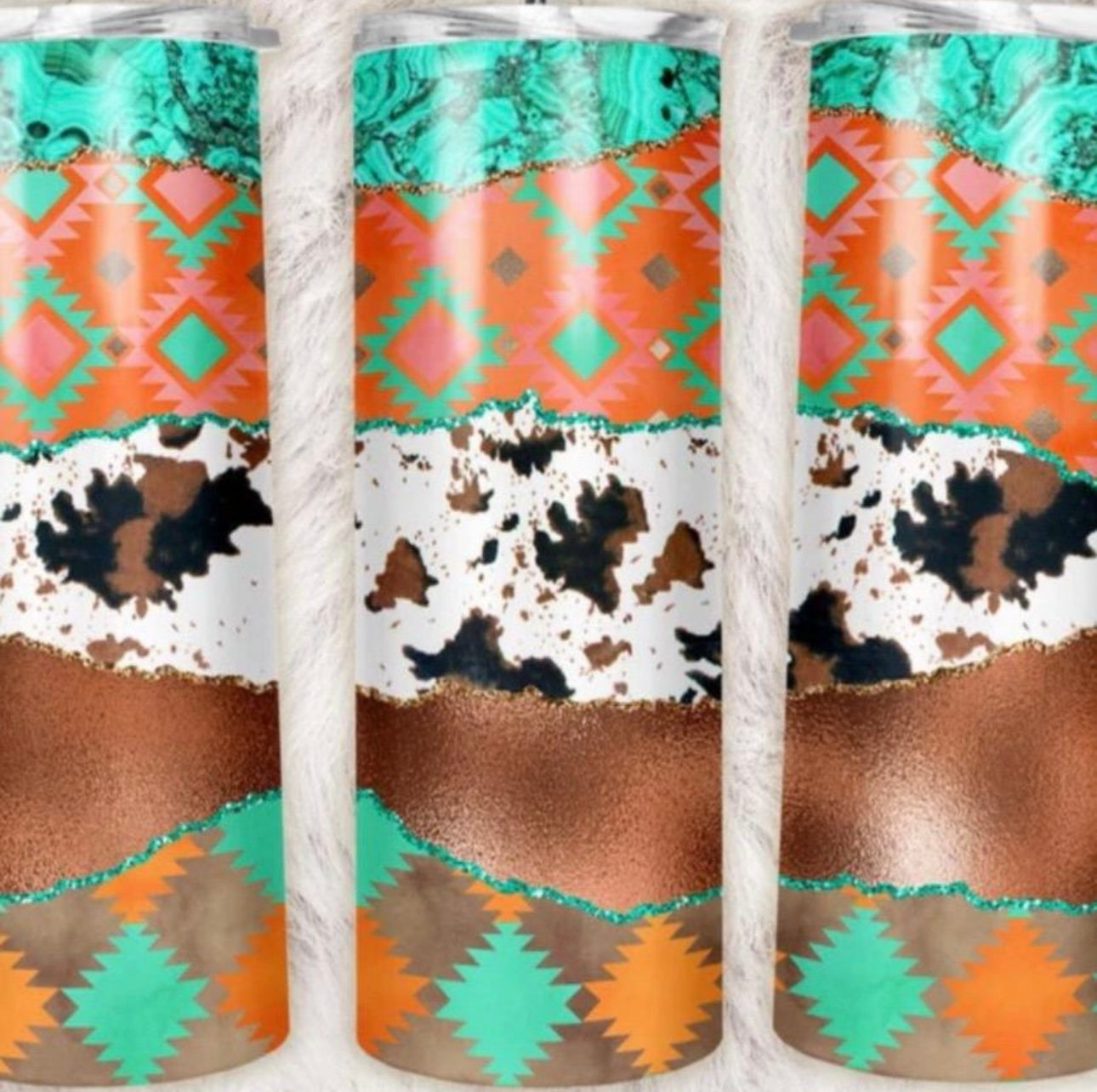 Marble turquoise pattern