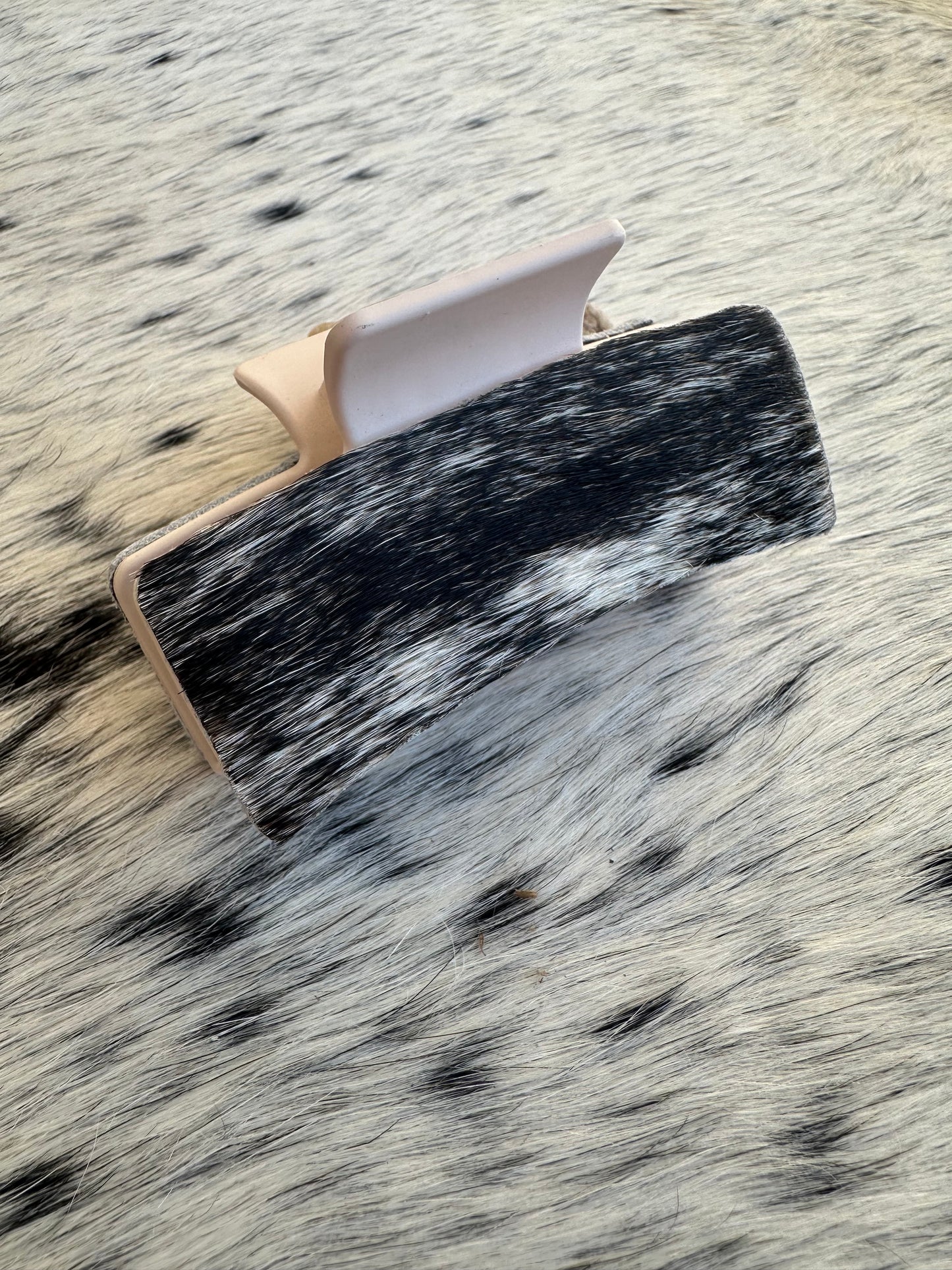 Genuine Cowhide Hair Clip