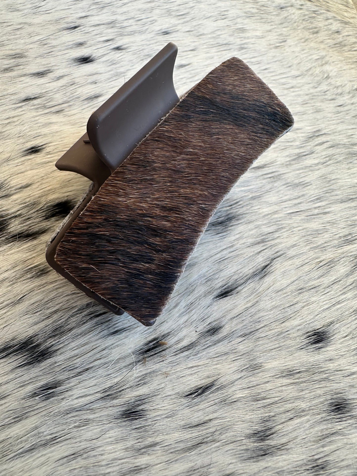 Genuine Cowhide Hair Clip
