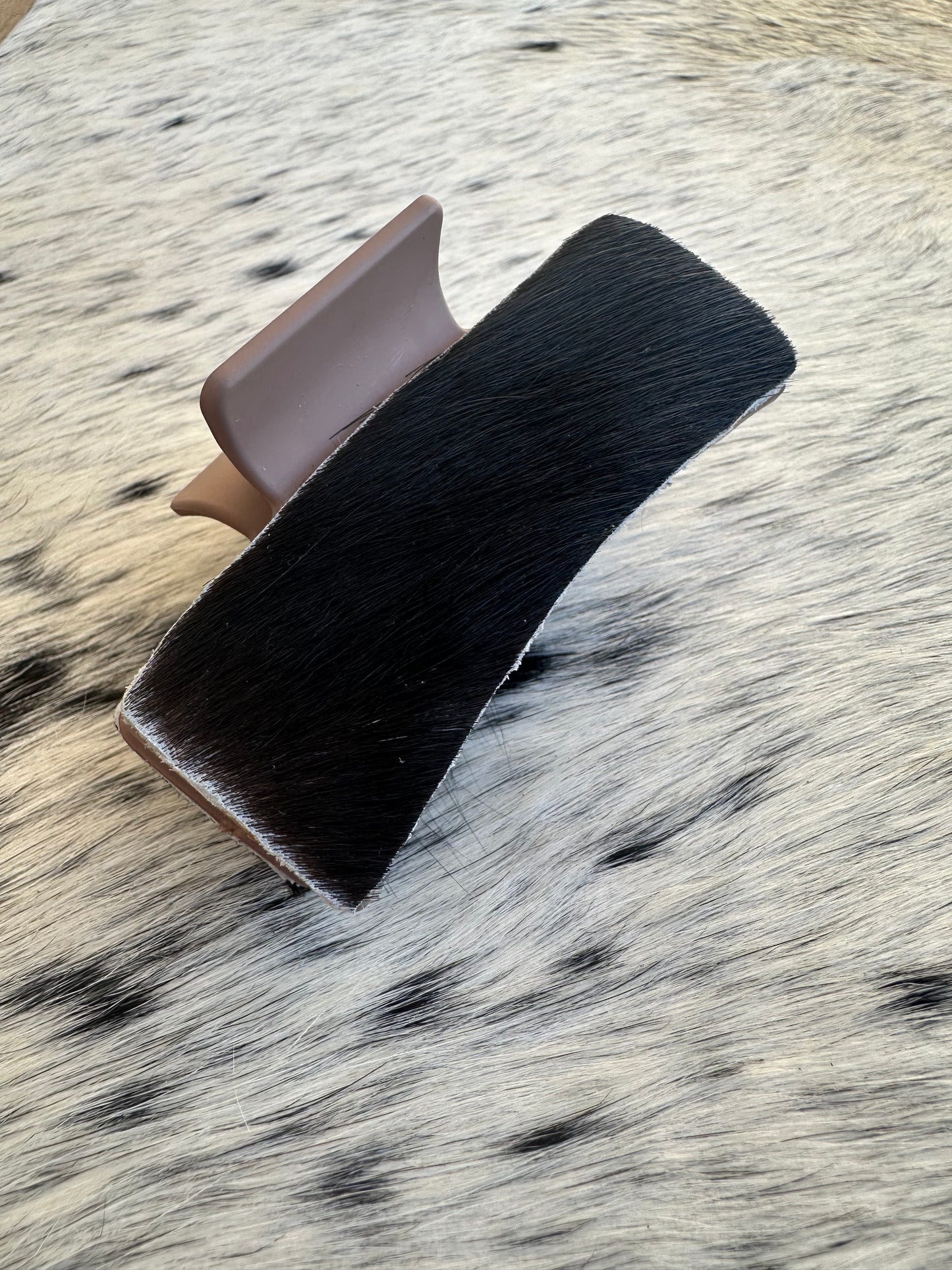 Genuine Cowhide Hair Clip