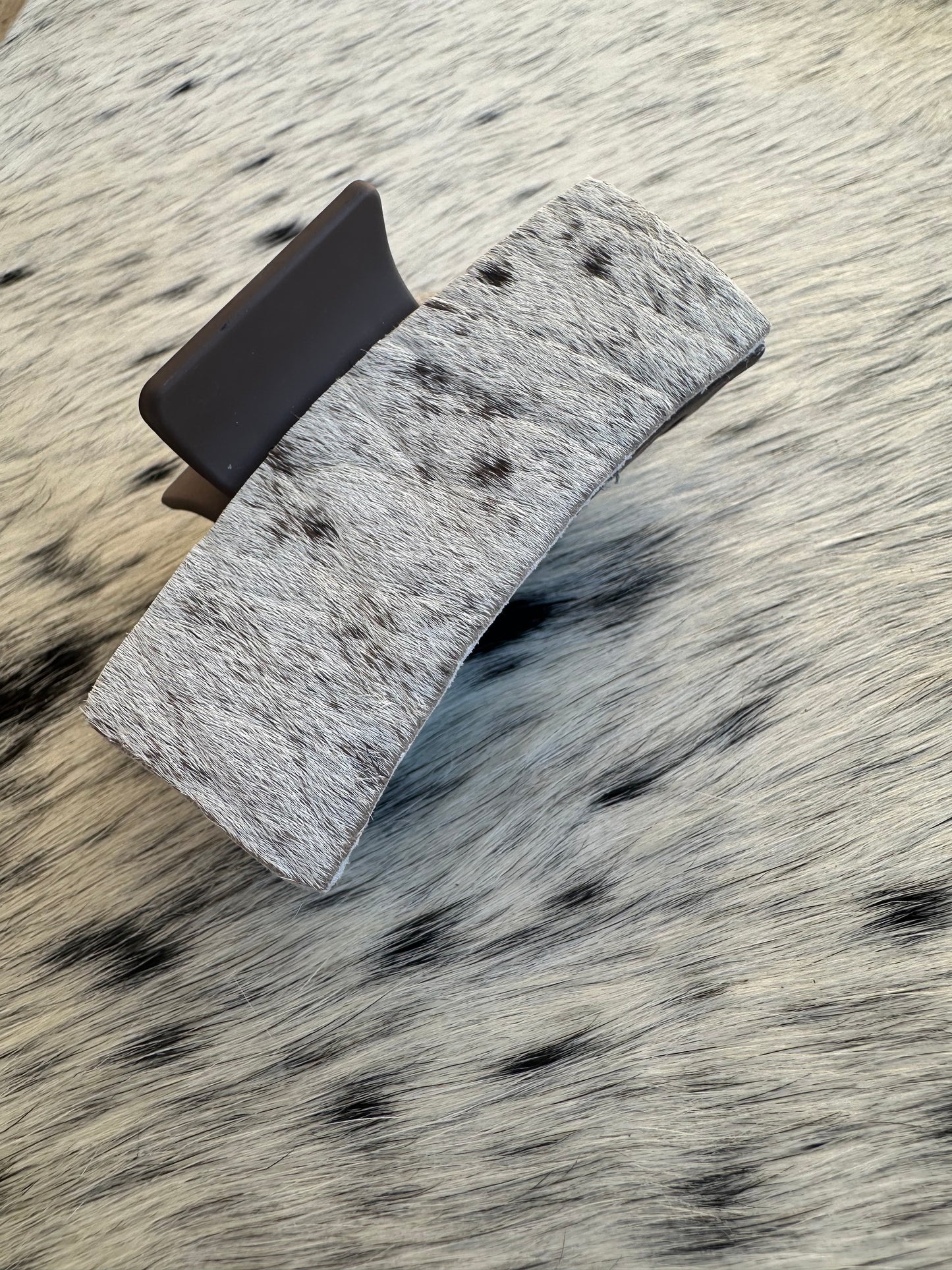 Genuine Cowhide Hair Clip