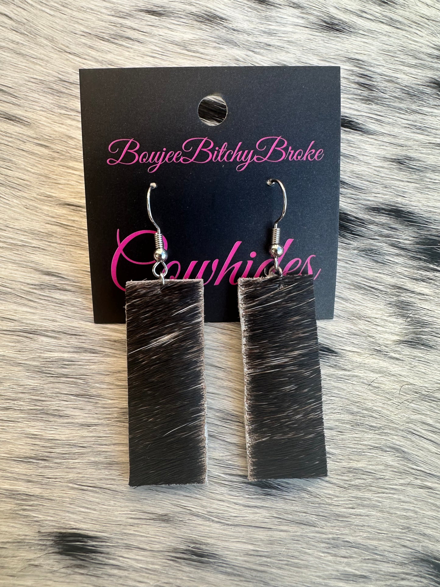 Genuine Cowhide Earrings