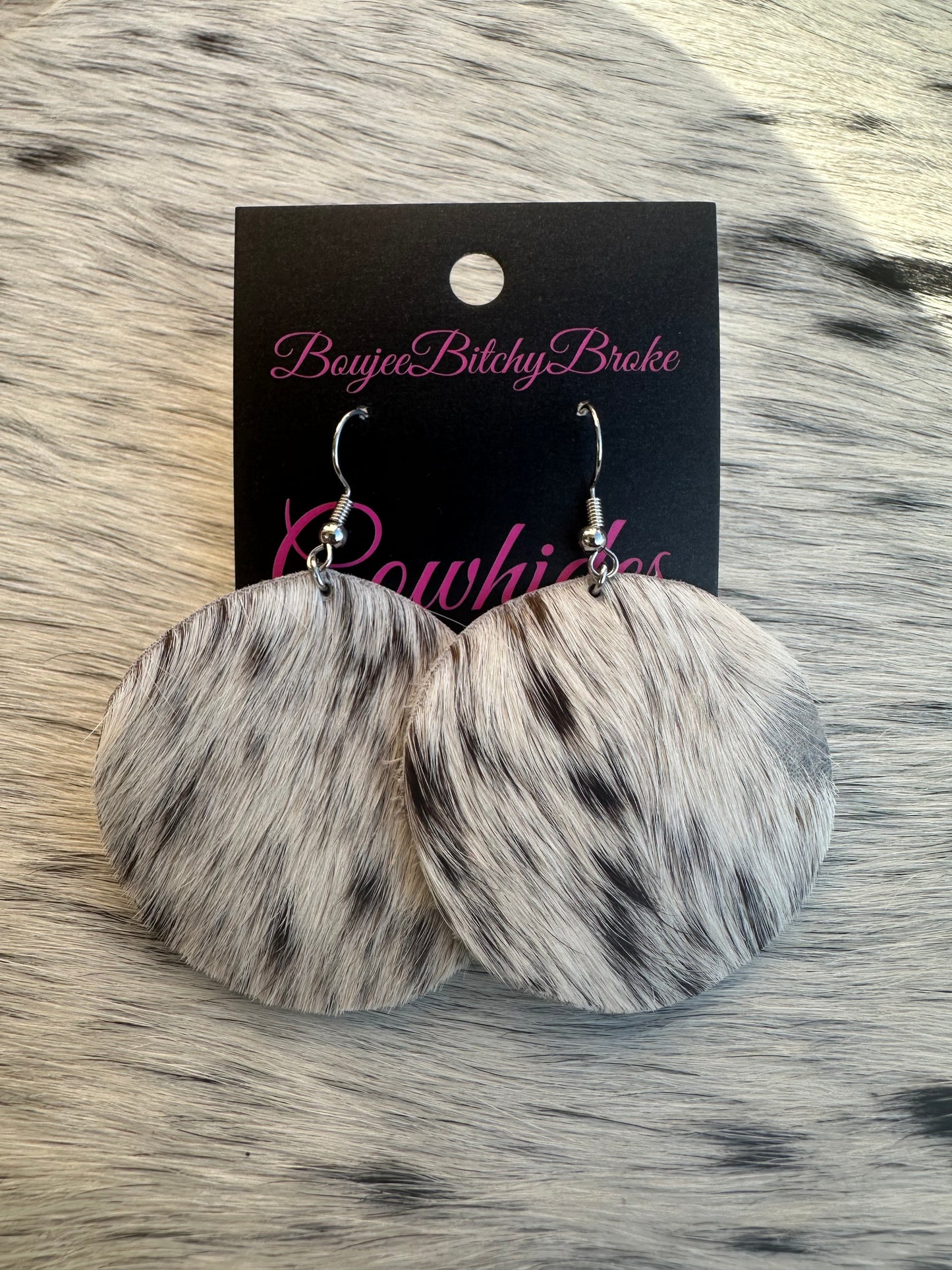 Genuine Cowhide Earrings