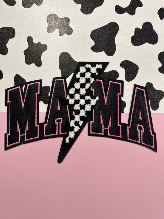 Mama Chenille/Sequin Patch