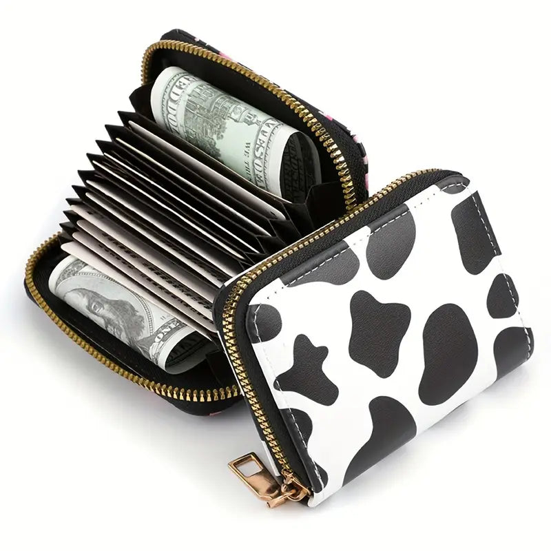 Cow Print Wallet