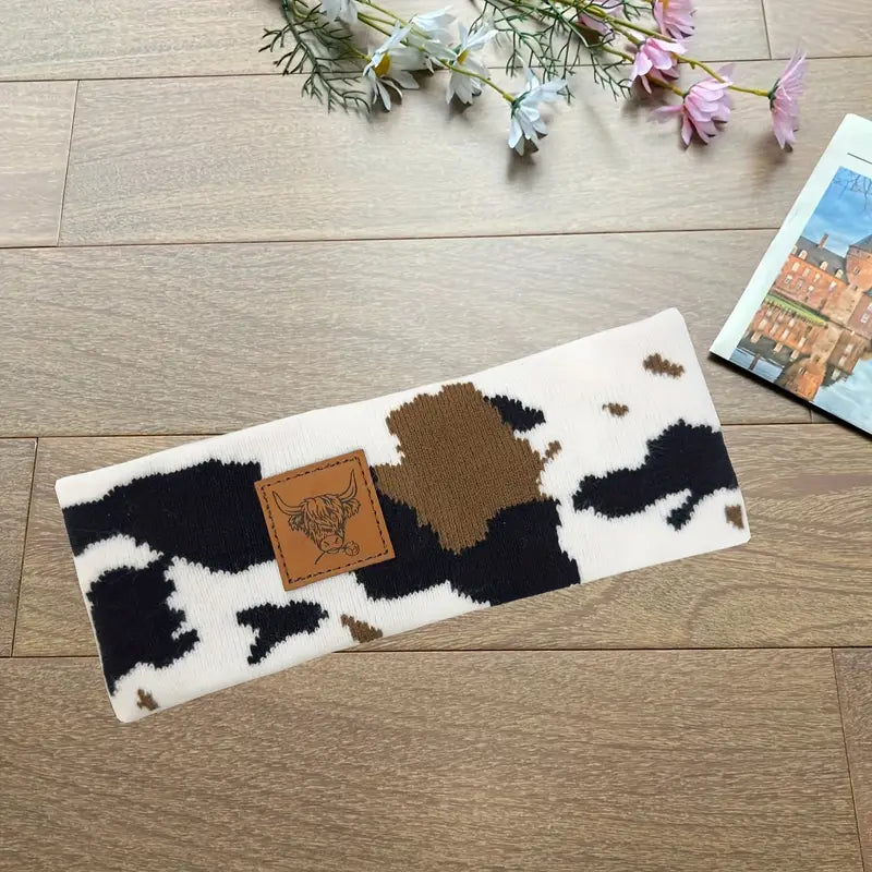 Cow print Headband Beanies