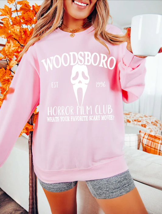 Woodsboro (white) Graphic Tee