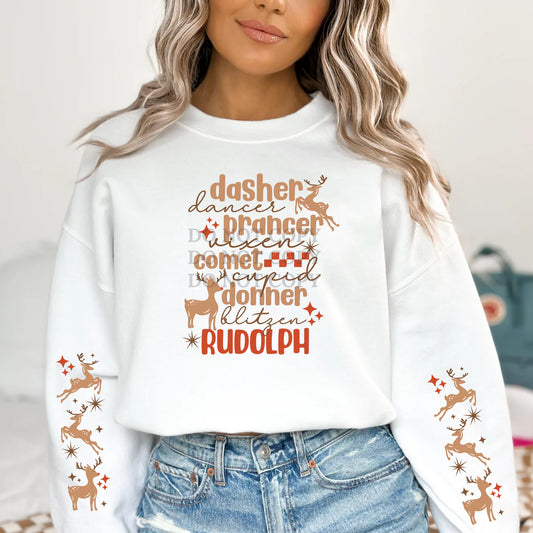 Reindeer names w/double sleeve